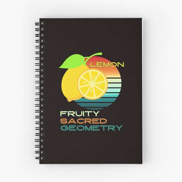 Item preview, Lemon Fruity Sacred Geometry Retro Sunset Fruit Fruitarian Spiritual Nature designed and sold by HelenGie.