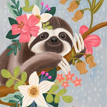 Aperçu de l'œuvre Paresseux mignon de Olivia Gibbs