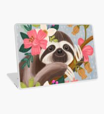 Niedliche Faultier Laptop Folie
