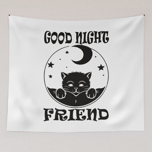 Item preview, Sleep Shirt Kitten Black designed and sold by Soulemotion.