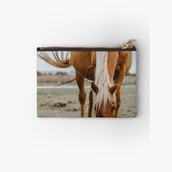 Item preview, red horse grazing designed and sold by KNBS.