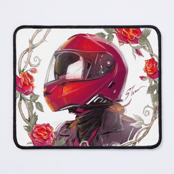 Item preview, Red Helmet rose thorn logo designed and sold by Rosendorn.