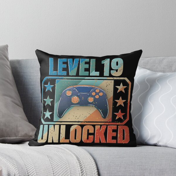 Item preview, Level 19 Unlocked: The design of gamers who celebrate their birthday designed and sold by Kraker-Inc.
