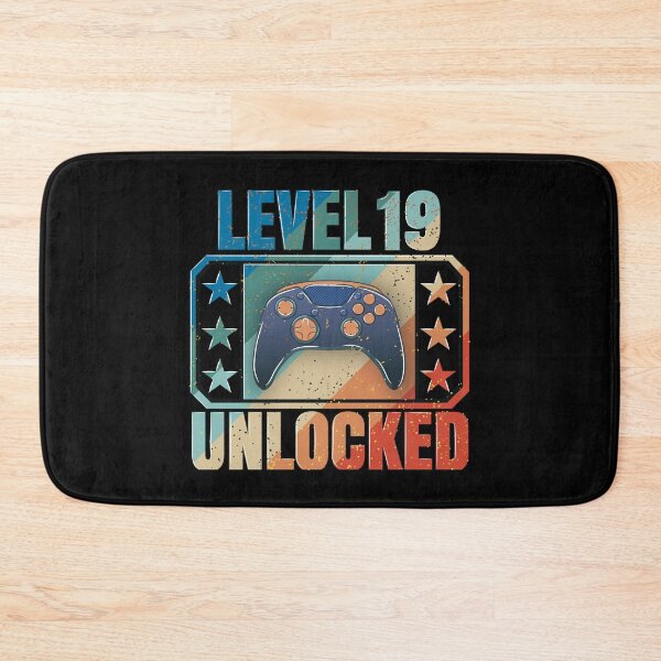 Item preview, Level 19 Unlocked: The design of gamers who celebrate their birthday designed and sold by Kraker-Inc.