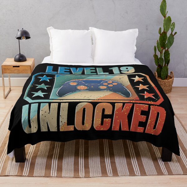 Item preview, Level 19 Unlocked: The design of gamers who celebrate their birthday designed and sold by Kraker-Inc.