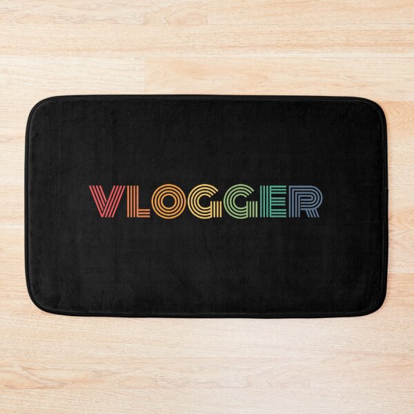 Item preview, Vlogger Typography Rainbow designed and sold by WhitepaperStyle.