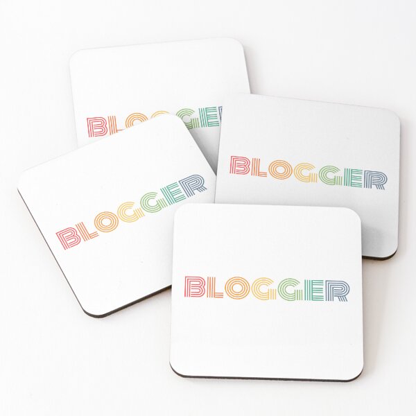 Item preview, Blogger Typography Rainbow designed and sold by WhitepaperStyle.