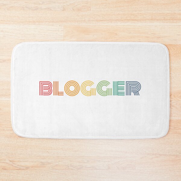 Item preview, Blogger Typography Rainbow designed and sold by WhitepaperStyle.