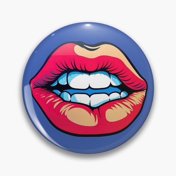 Item preview, KIss Me Quick Red Lips designed and sold by NeonAbstracts.
