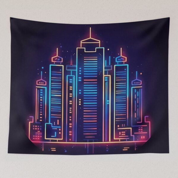 Item preview, Neon City Landscape designed and sold by duke818.