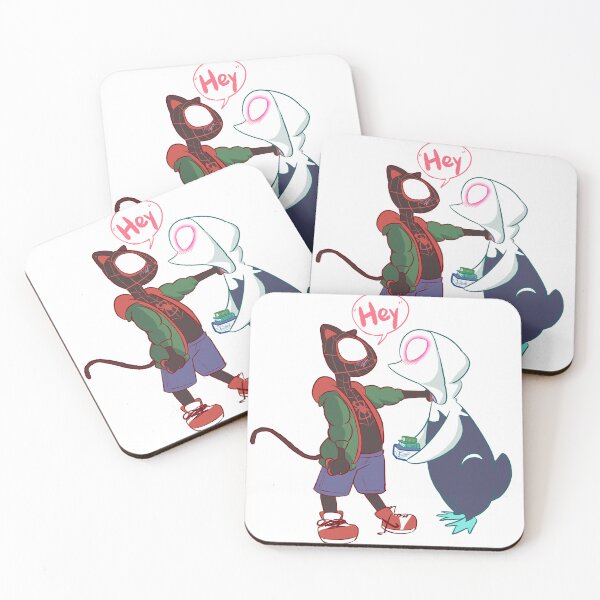 Item preview, Meows Morales and Spider-Guin designed and sold by dudeitshenry.