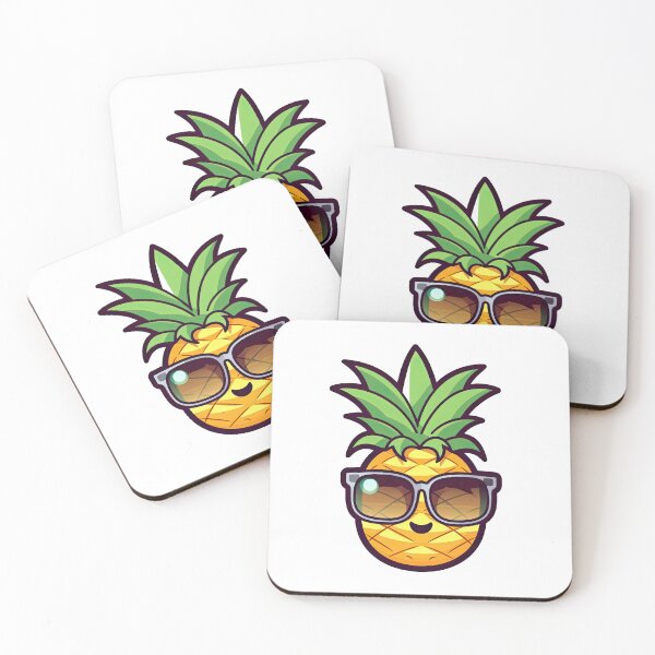 Item preview, Cute Pineapple Wearing Sunglass for Summer designed and sold by Lobory.