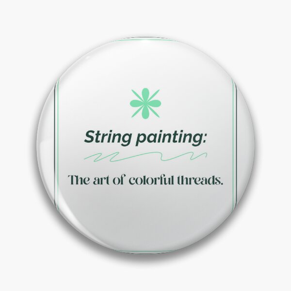 Item preview, String painting: The art of colorful threads. designed and sold by ukSubhanart.