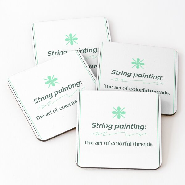 Item preview, String painting: The art of colorful threads. designed and sold by ukSubhanart.