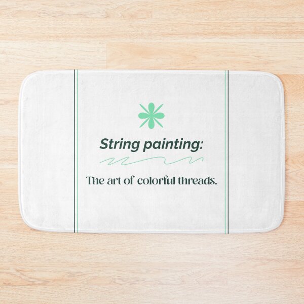 Item preview, String painting: The art of colorful threads. designed and sold by ukSubhanart.