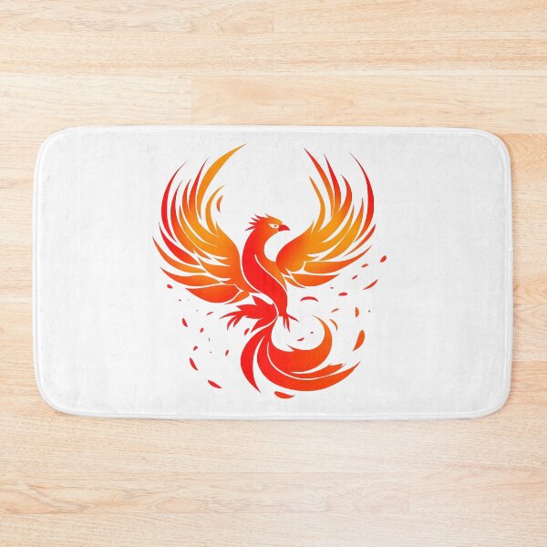 Item preview, Bold Phoenix Symbol in Red and Orange Graphic Style designed and sold by aigcx.