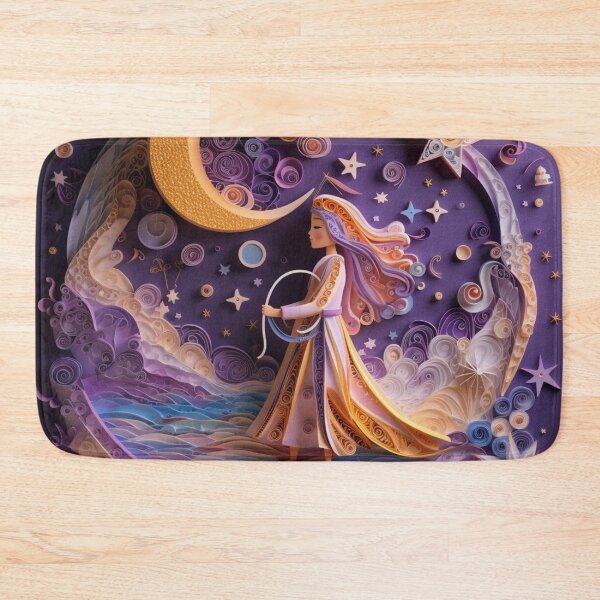 Item preview, The image of the virgin Mary in the night sky with clouds. designed and sold by aiphotosart.