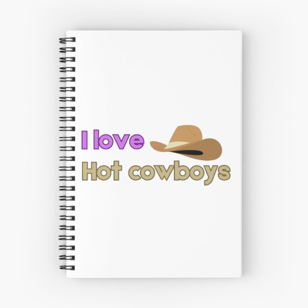 Aperçu de l'œuvre J'aime les cow-boys chauds créée et vendue par MyStickeroonies.