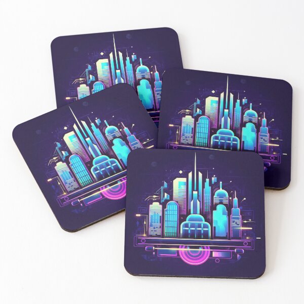 Item preview, Neon City Landscape designed and sold by duke818.