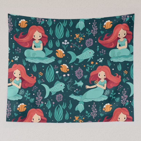 Item preview, Enchanting Tides: Captivating Mermaid Design Collection designed and sold by KaonDesign.
