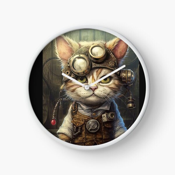 Item preview, cool cat wearing goggles wearing Cool clothes with bracelets,adventurous look,cat, animals, cap, cartoon, beautiful, cute, personification, kittencat, kittenkitty designed and sold by Hermossa-Art.