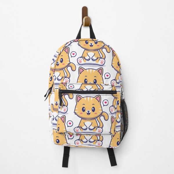 Vista previa del artículo con la obra «el lindo gato de dibujos animados amor amor», diseñado y vendido por Thebananaz.
