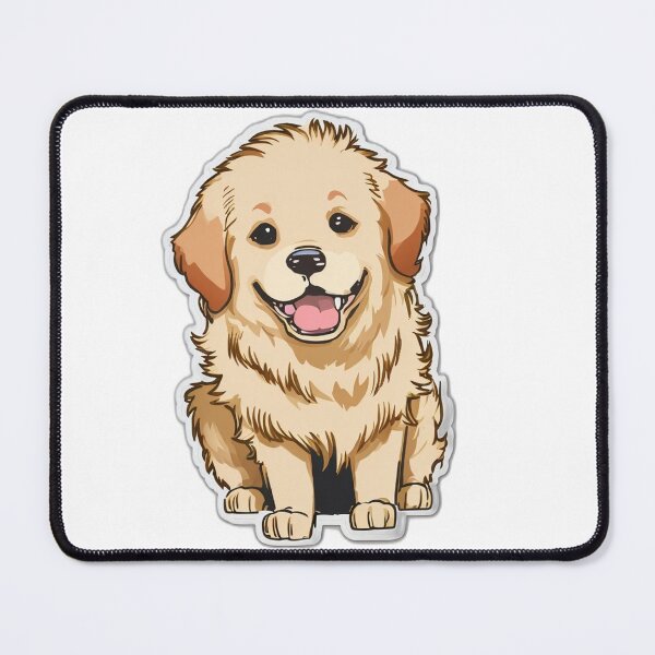 Item preview, Radiant Happiness: A Joyful Golden Retriever Sticker designed and sold by meesin-shop.