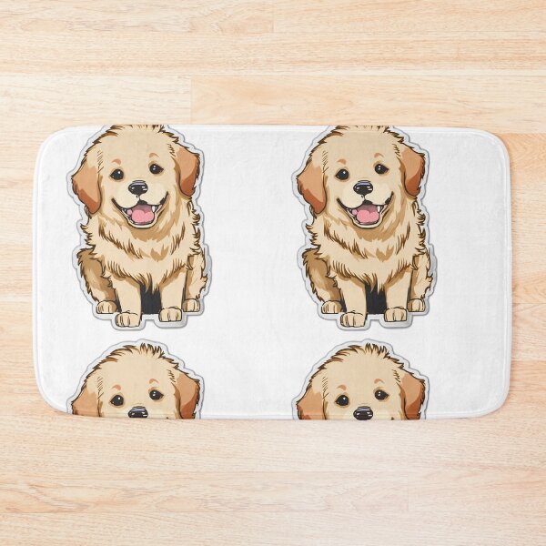Item preview, Radiant Happiness: A Joyful Golden Retriever Sticker designed and sold by meesin-shop.
