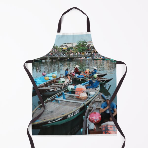 Item preview, Boatmen on the Hoai River in Hoi An designed and sold by Hội An Photographer.