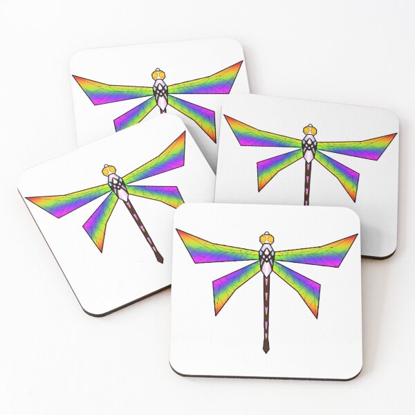 Item preview, Covert Pride Progress flag Dragonfly designed and sold by AlmosFrostedArt.
