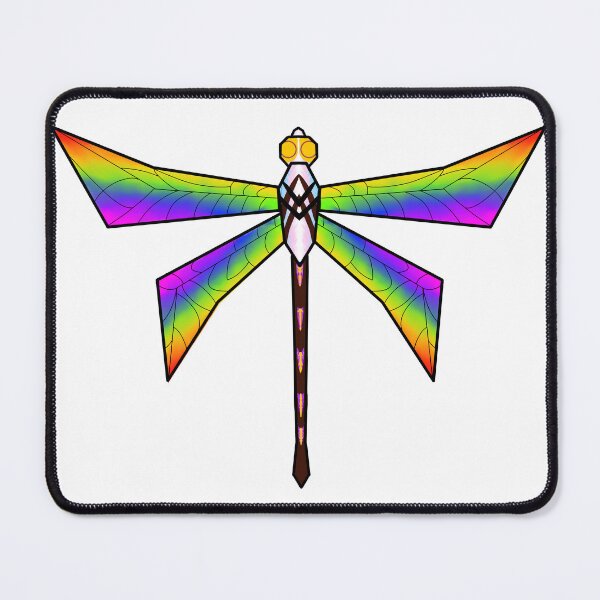 Item preview, Covert Pride Progress flag Dragonfly designed and sold by AlmosFrostedArt.