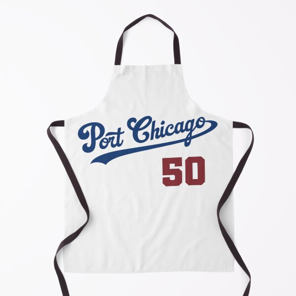 Port Chicago 50 Graphic (Royal Blue/Red) Apron