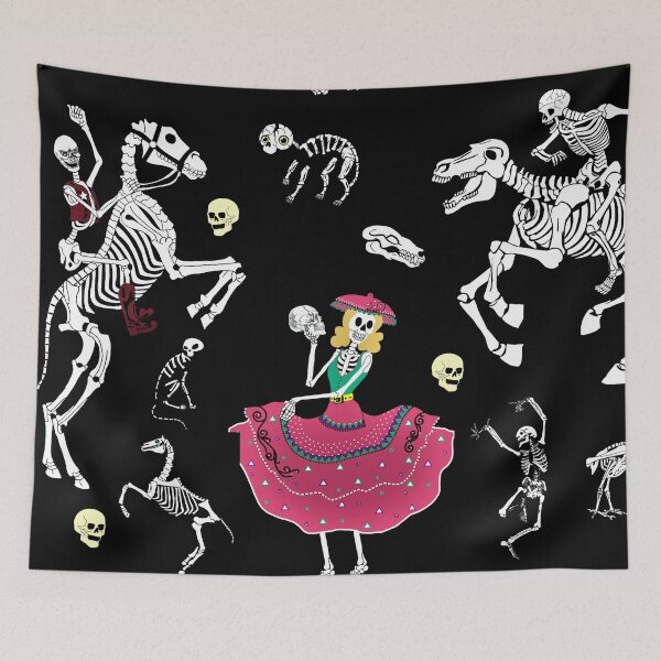 Item preview, Día de los Muertos skelly designed and sold by BURPdesigns.