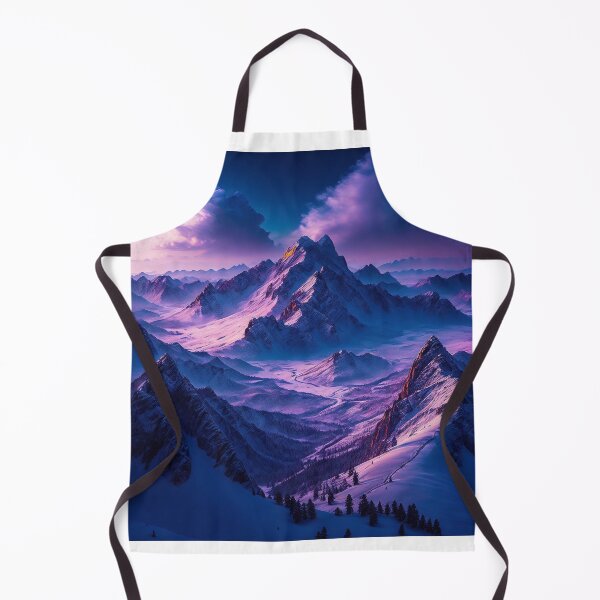 Item preview, An Aerial View of Jagged Mountain Ranges Covered in Snow and Clouds, Ai Generated Art designed and sold by AiGens.