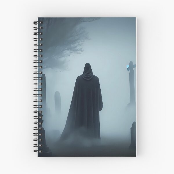 Item preview, a ghost in foggy cemetery designed and sold by Pride-Casuals.