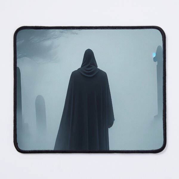 Item preview, a ghost in foggy cemetery designed and sold by Pride-Casuals.