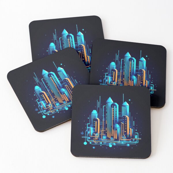 Item preview, Neon City Landscape designed and sold by duke818.
