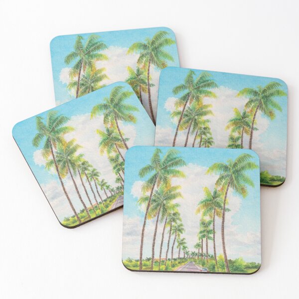 Item preview, Parra coconut tree road designed and sold by SiaIllustrates.