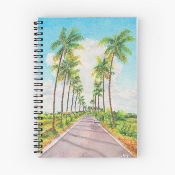 Item preview, Parra coconut tree road designed and sold by SiaIllustrates.