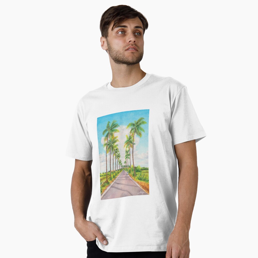 Parra coconut tree road
