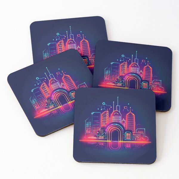 Item preview, Neon City Landscape designed and sold by duke818.