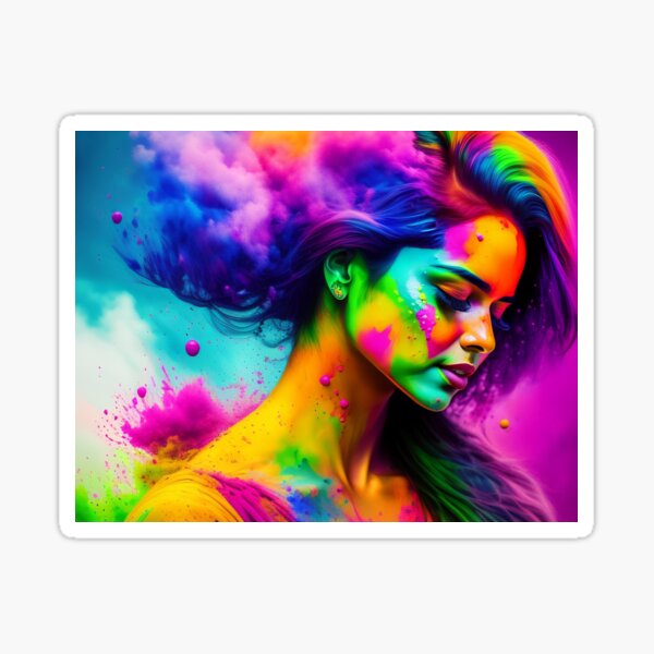 Abstract 6 Sticker