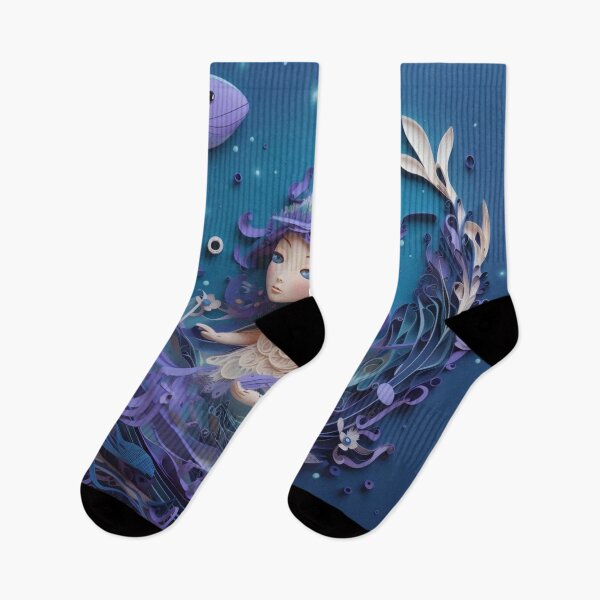 Item preview, Mermaid in the sea. Fairy tale. 3d illustration designed and sold by aiphotosart.