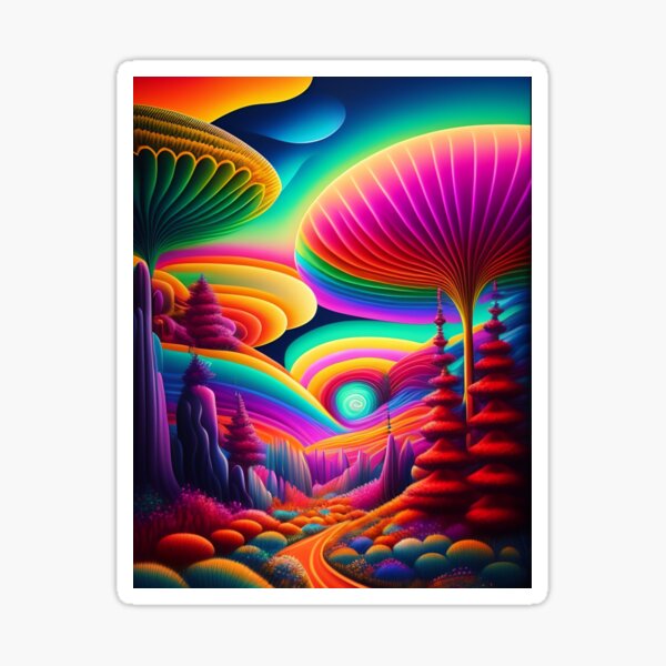 Abstract 8 Sticker
