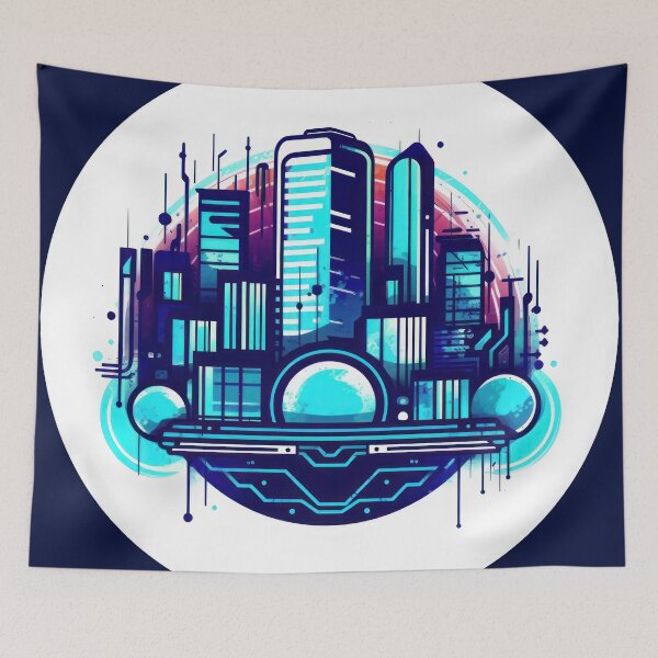 Item preview, Neon City Landscape designed and sold by duke818.