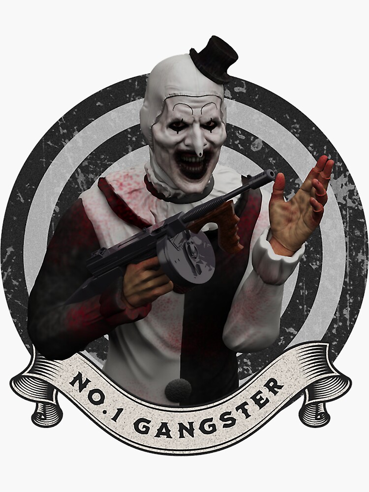 No.1 GANGSTER Sticker for Sale by CagnaVera