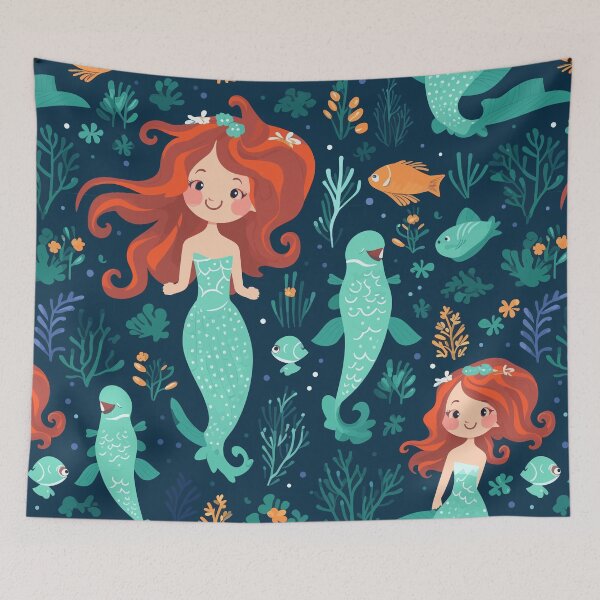 Item preview, Enchanting Tides: Captivating Mermaid Design Collection designed and sold by KaonDesign.