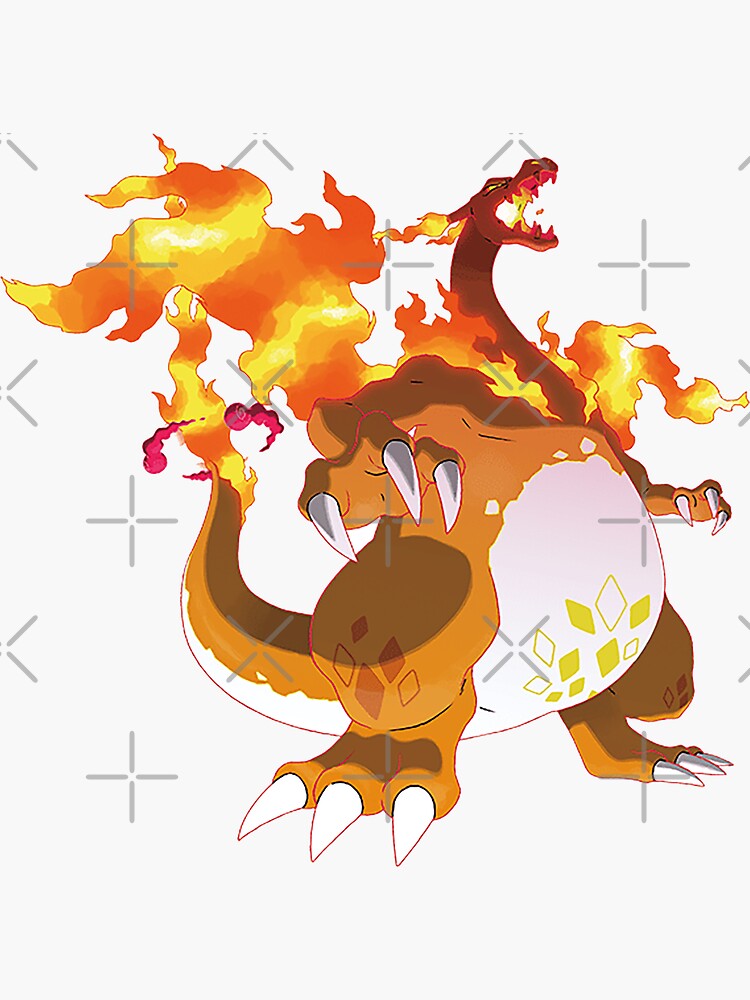 Pokemon Stickers -Mini Stickers-Fire Type-Mega Charizard X, Charmander and  more