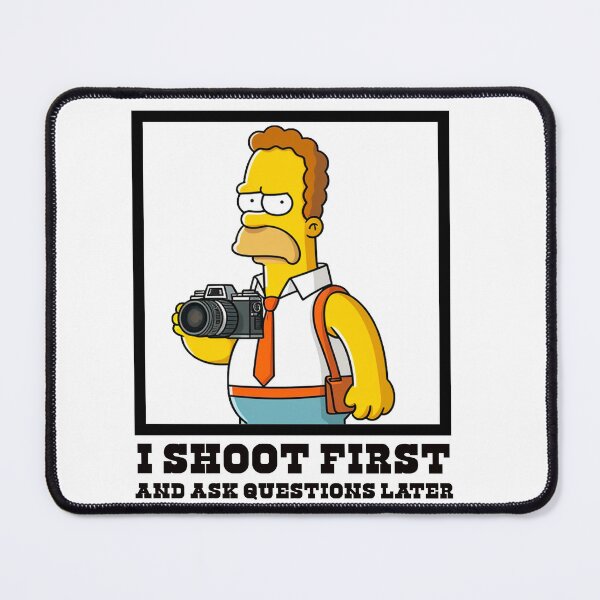 Item preview, I Shoot First & Ask Questions Later designed and sold by StreetCandyFilm.