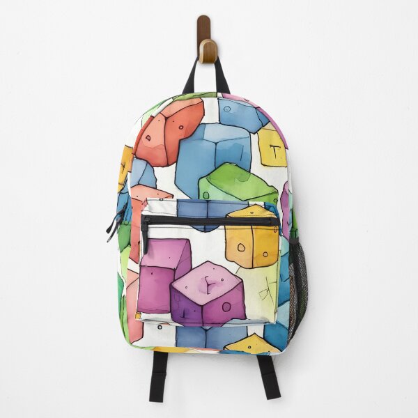 Item preview, Colorful dice - illustration - watercolor designed and sold by Pixelboys.